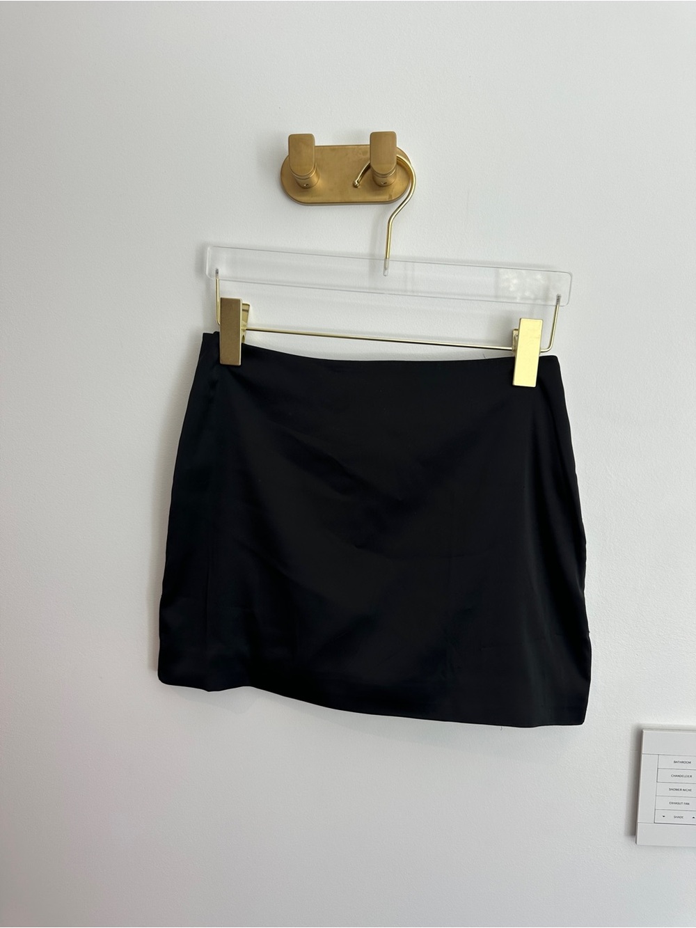 Sunday Best silk mini skirt